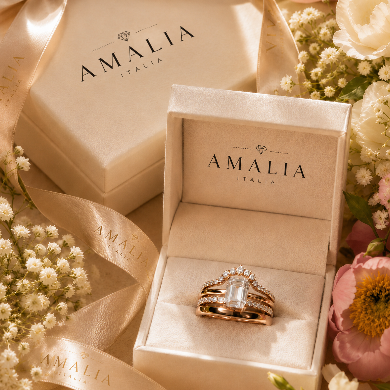 Anello 4-1 Componibile e Regolabile — Eleganza Senza Misura